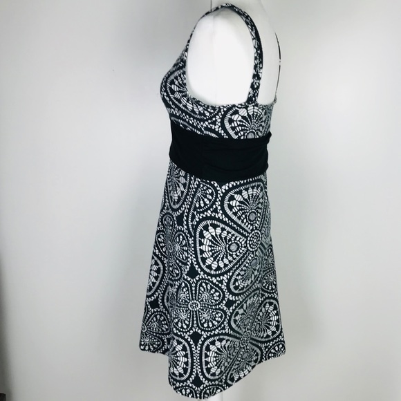 Patagonia Black White Sleeveless Margot Dress Med - Picture 6 of 8
